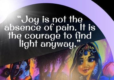 The fear of joy in healing